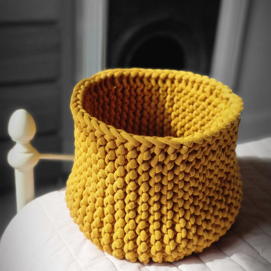 Large Knitted Basket