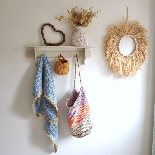 Crochet Hanging Storage Sack